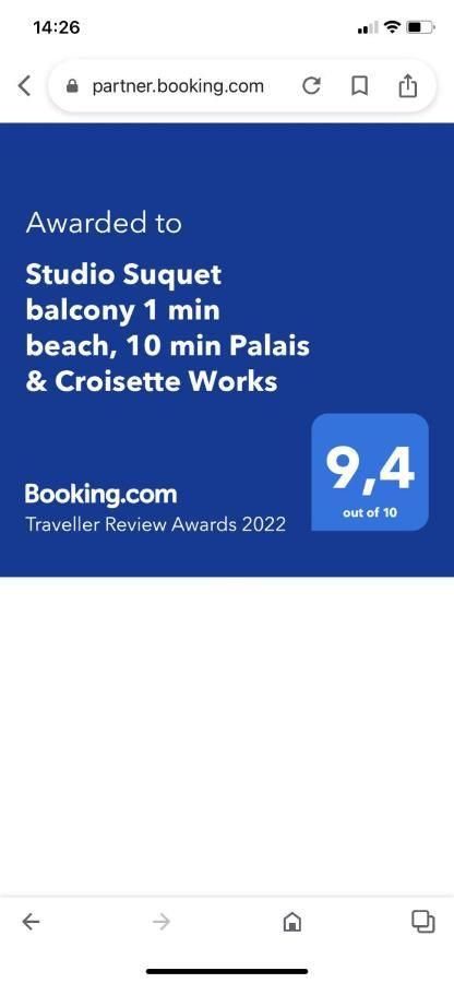 Studio Suquet Balcony 1 Min Beach, 10 Min Palais & Croisette Works Cannes Kültér fotó